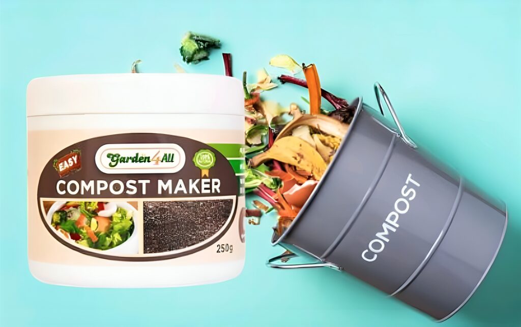 COMPOST MAKER - Premium microbes to transform kitchen waste into efficient compost