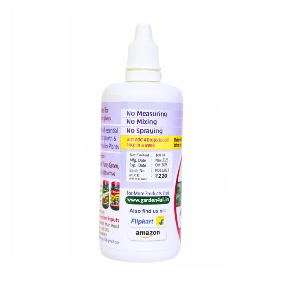 POT DROPS - Premium liquid fertilizer for lucky Bamboo, Cactus, Succulents, snake plants, Water Plants and decorated Indoor plants - Image 3