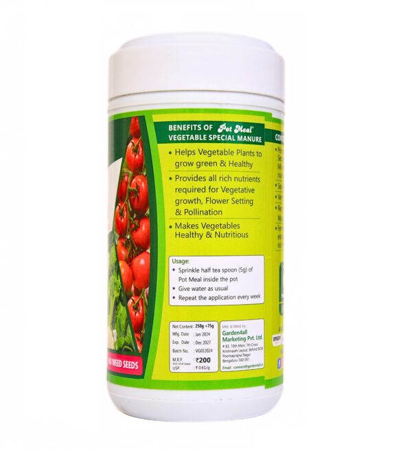 POT MEAL vegetable special -  Best fertilizer for vegetable plants. Rich plant food or a growth booster. Natural organic manure for growing vegetables - Image 3