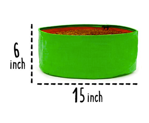HDPE Grow bags 15*6 Inches 320 GSM UV treated bags. Top quality grow bags durable up to 5-6 years - Image 3