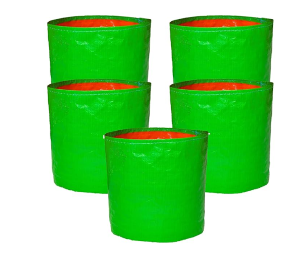HDPE Grow bags 9*9 Inches 320 GSM UV treated bags. Top quality grow bags durable up to 5-6 years